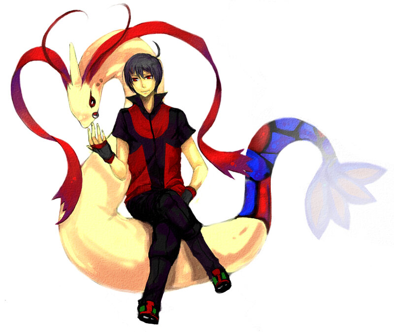 anime character with dragon