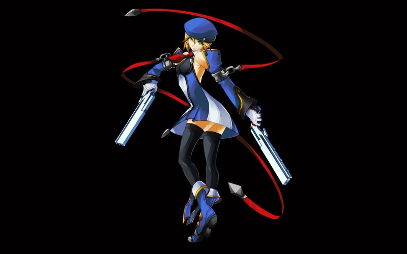 anime character with dual pistols
