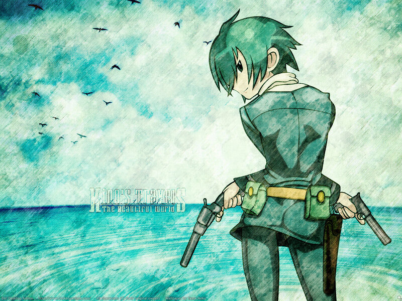 Anime character with dual pistols