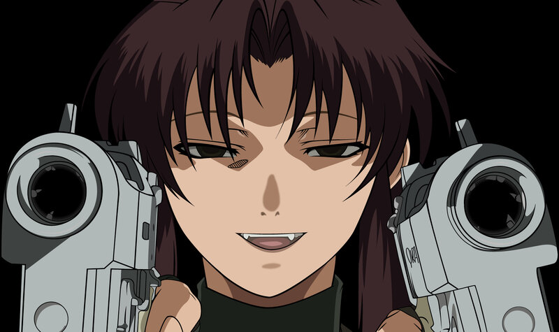 anime character with dual pistols