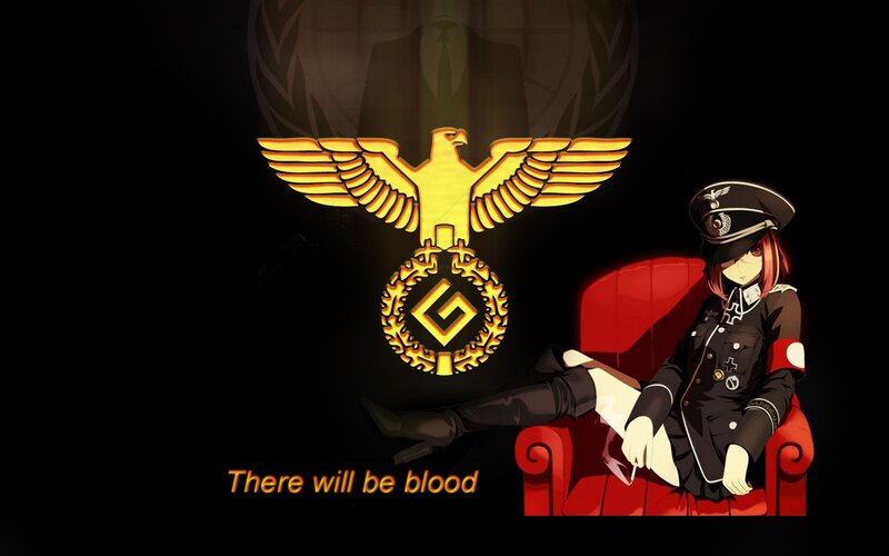 anime character with eagle emblem
