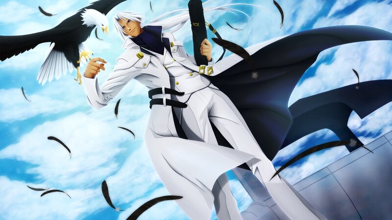 anime character with eagle