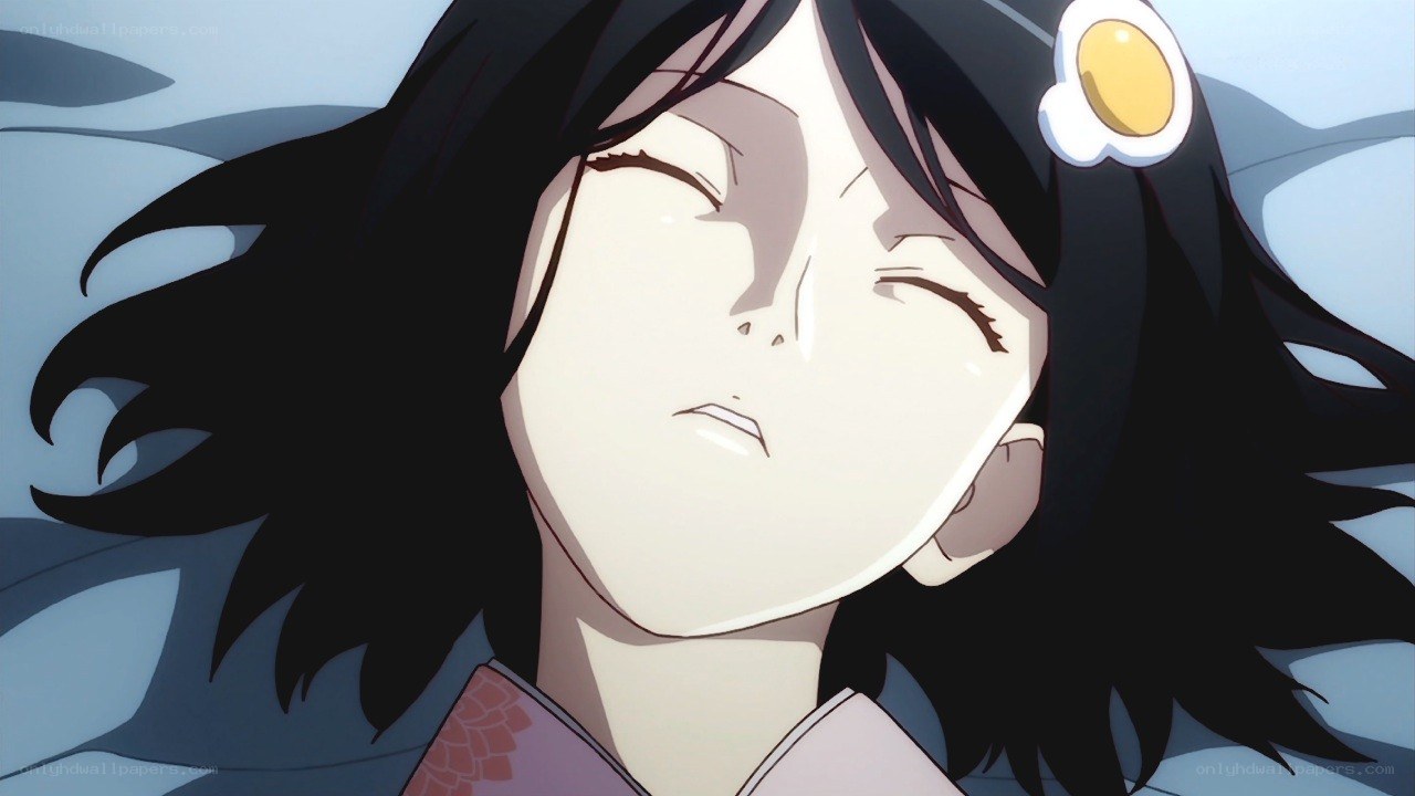 anime character with egg hairpin