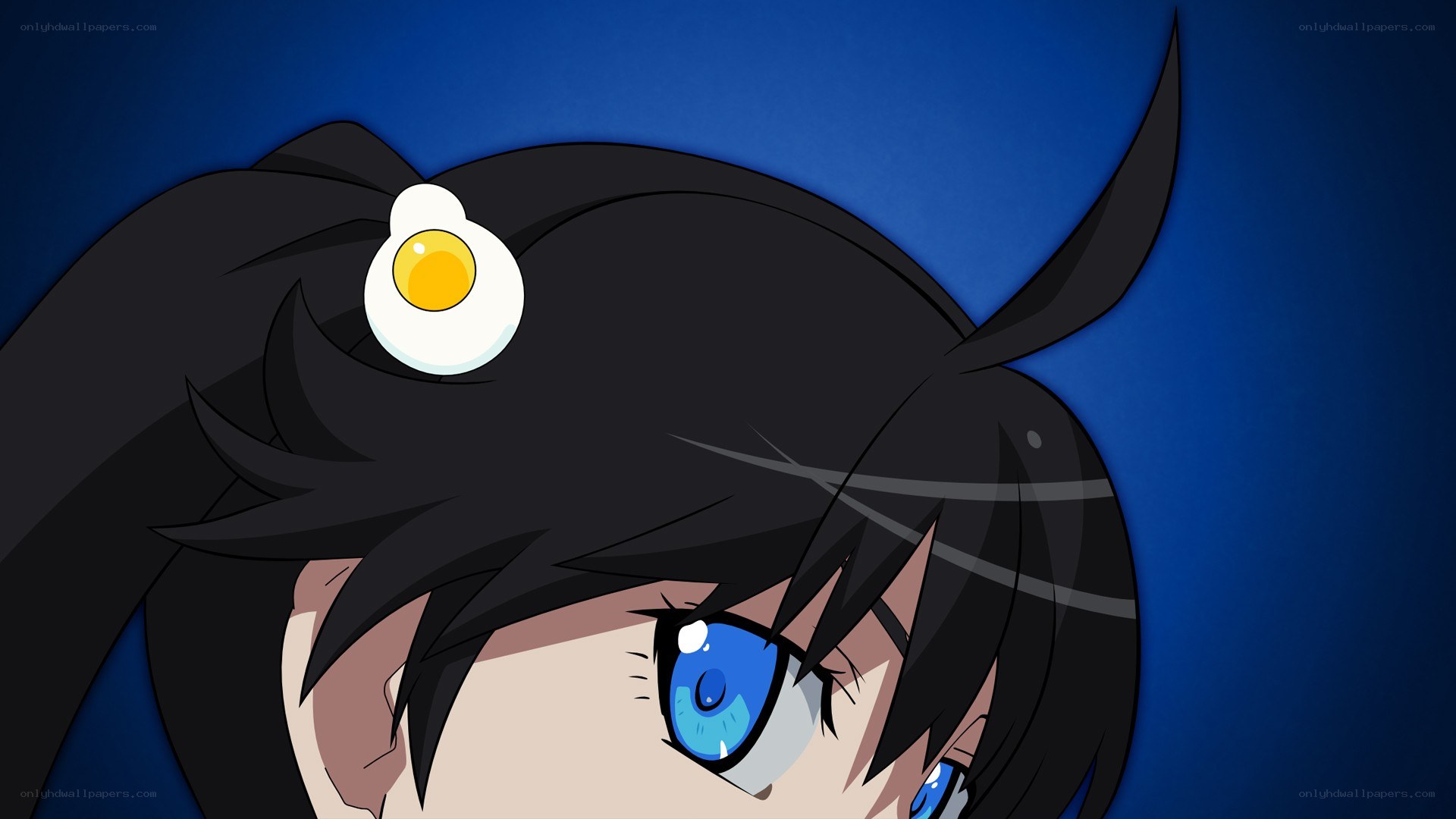 anime character with egg on head