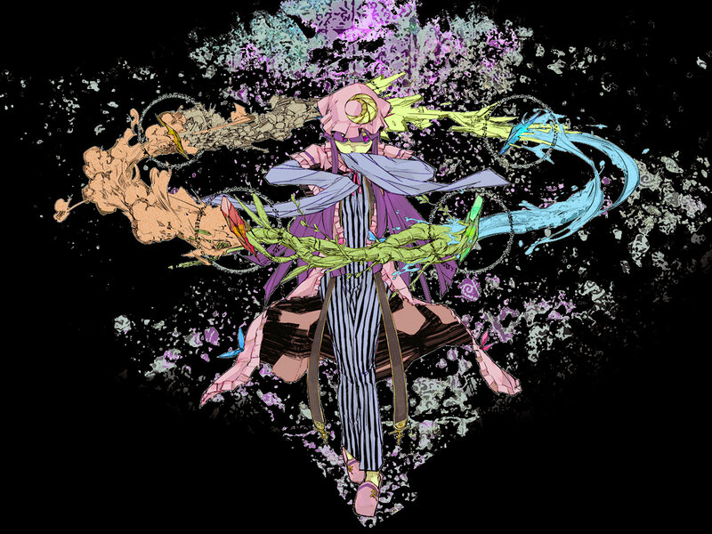 Anime character with elemental powers