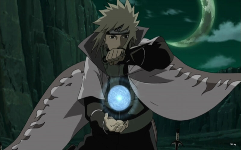Anime Character with Energy Ball — Green