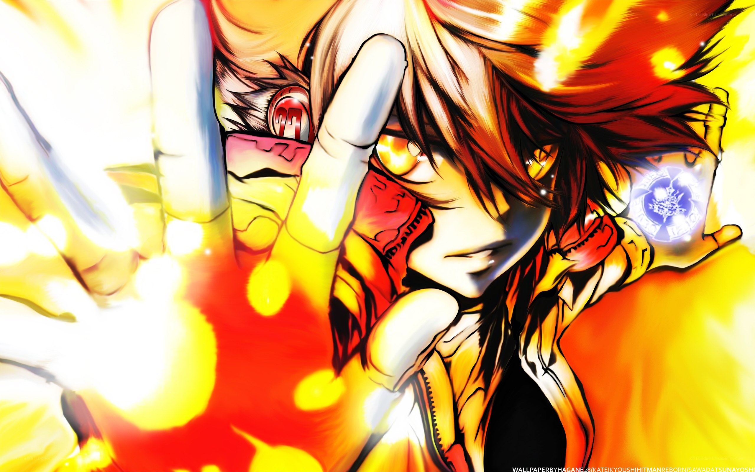 anime character with energy blast