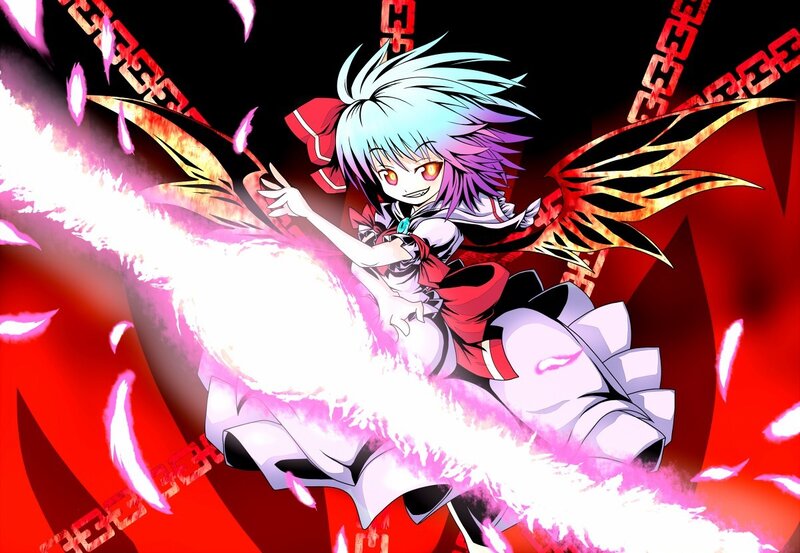 anime character with energy blast