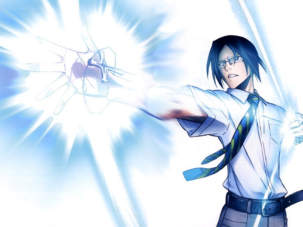 anime character with energy blast