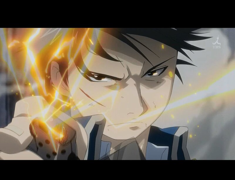 Anime Character with Energy — Yellow