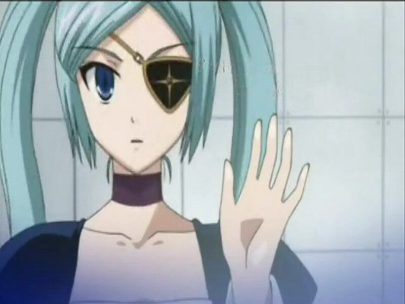 anime character with eye patch