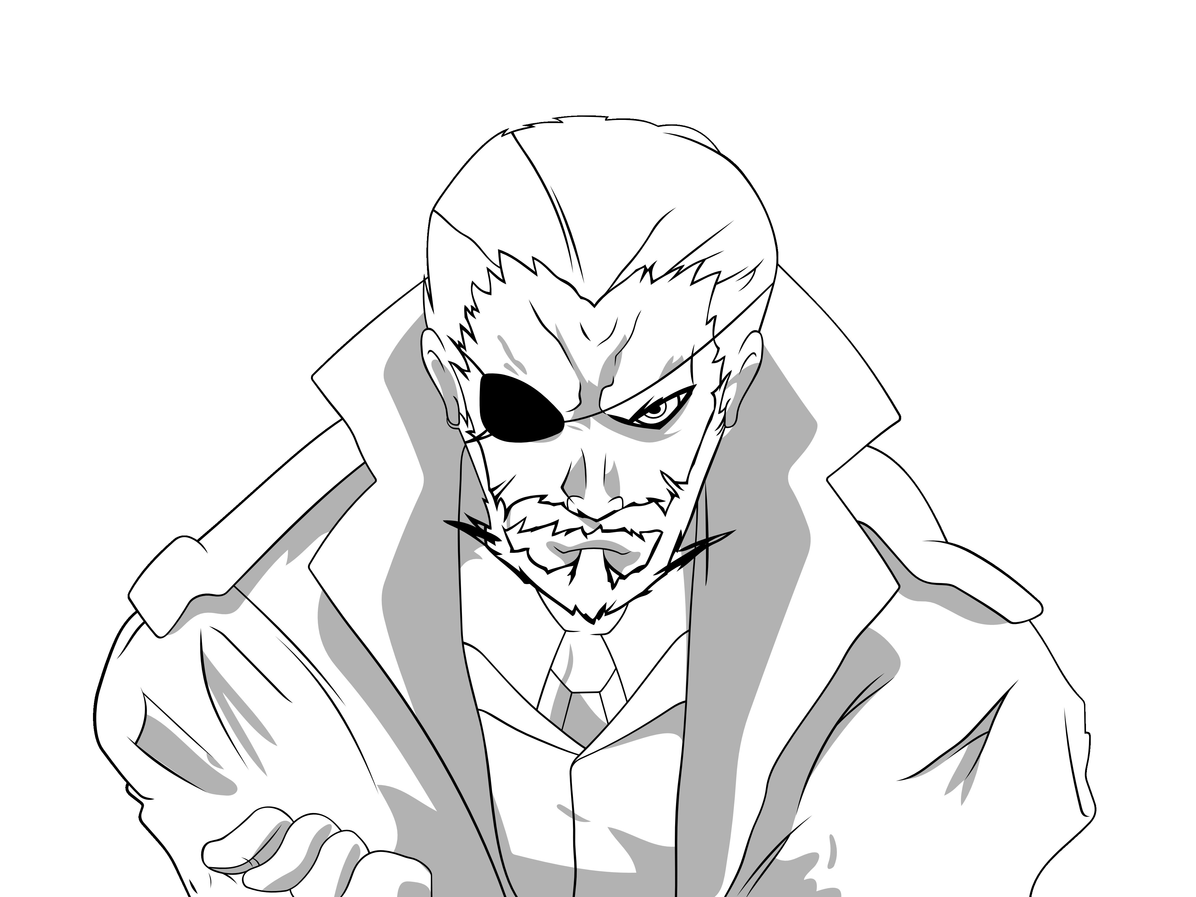 anime character with eyepatch