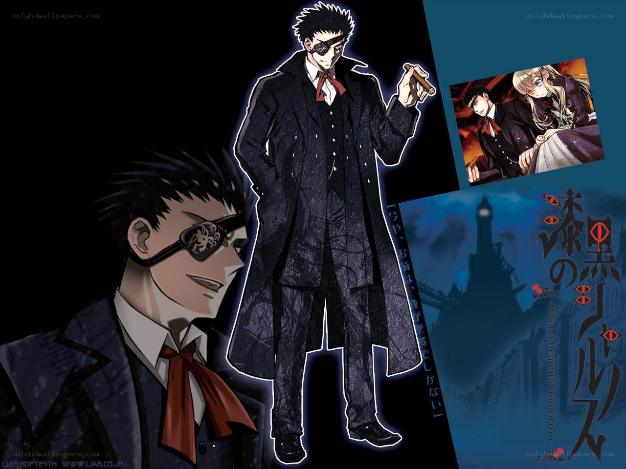 Anime character with eyepatch