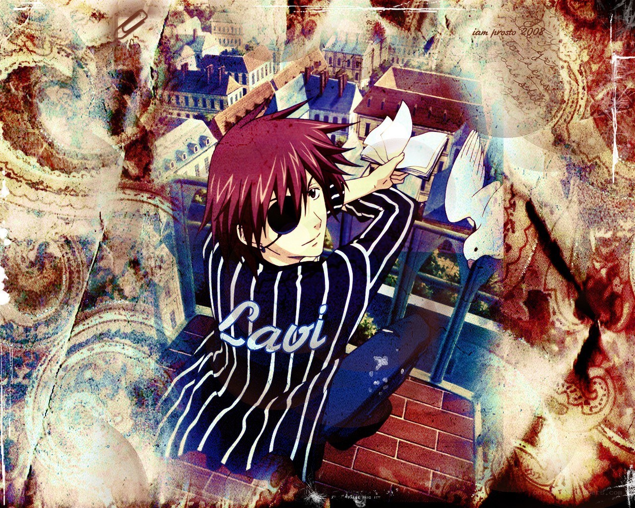 Anime character with eyepatch