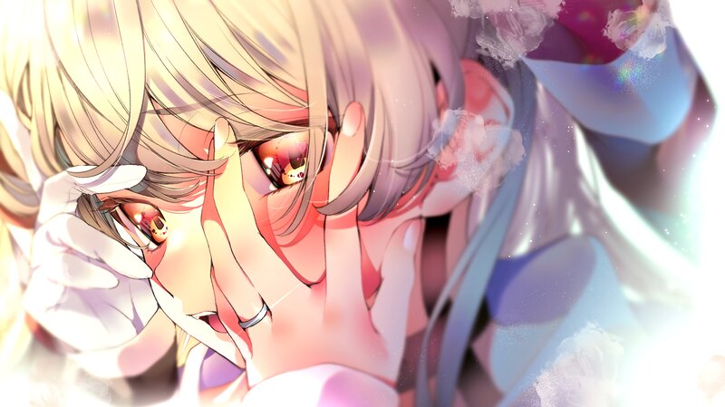 Anime Character with Eyes — Pink