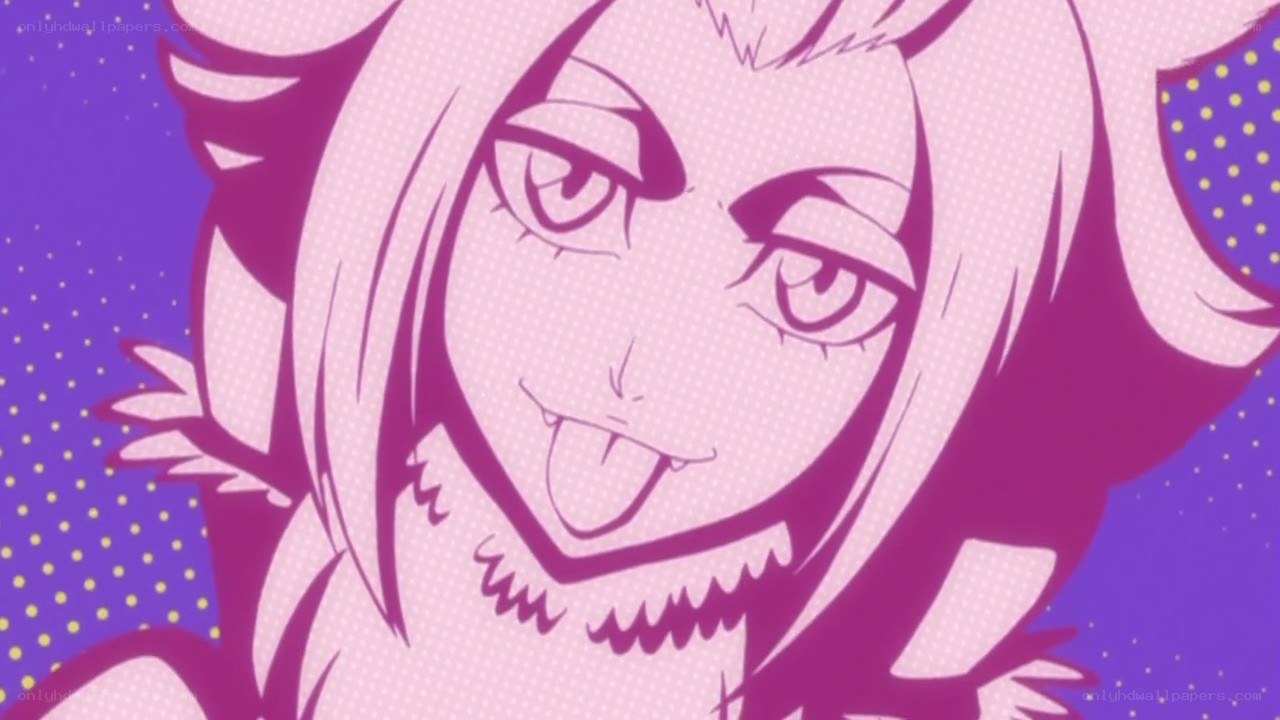 anime character with fangs