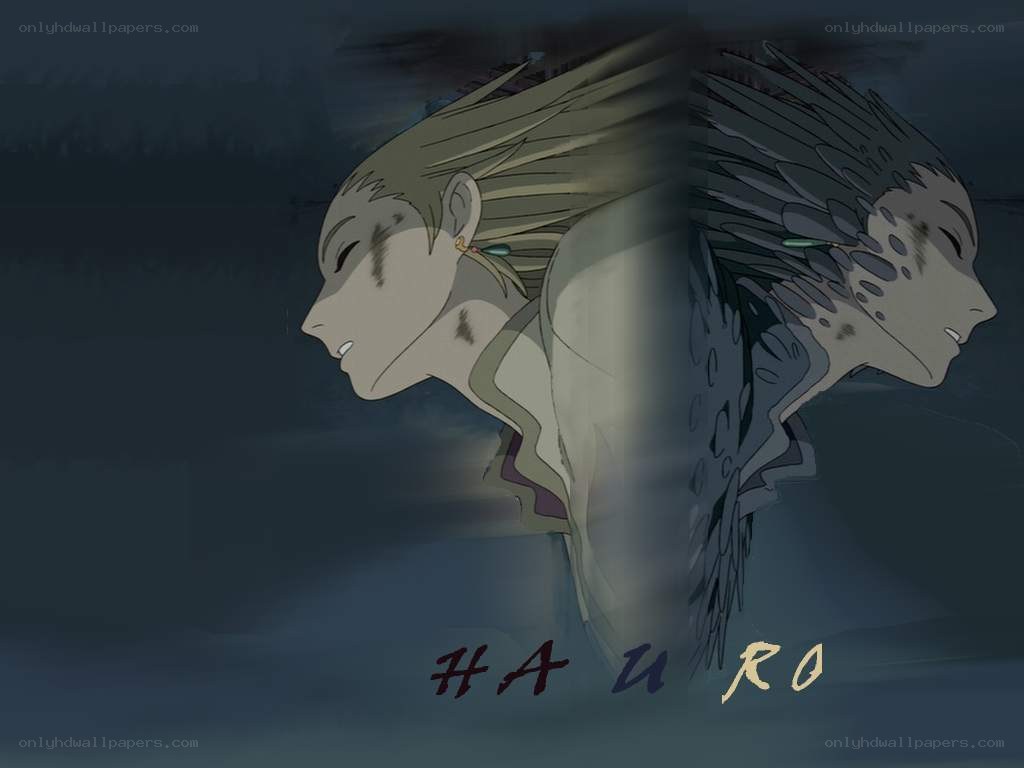 anime character with feathered wings