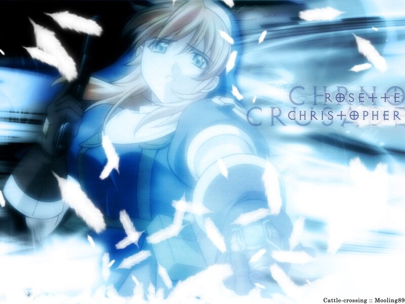 Anime character with feathers