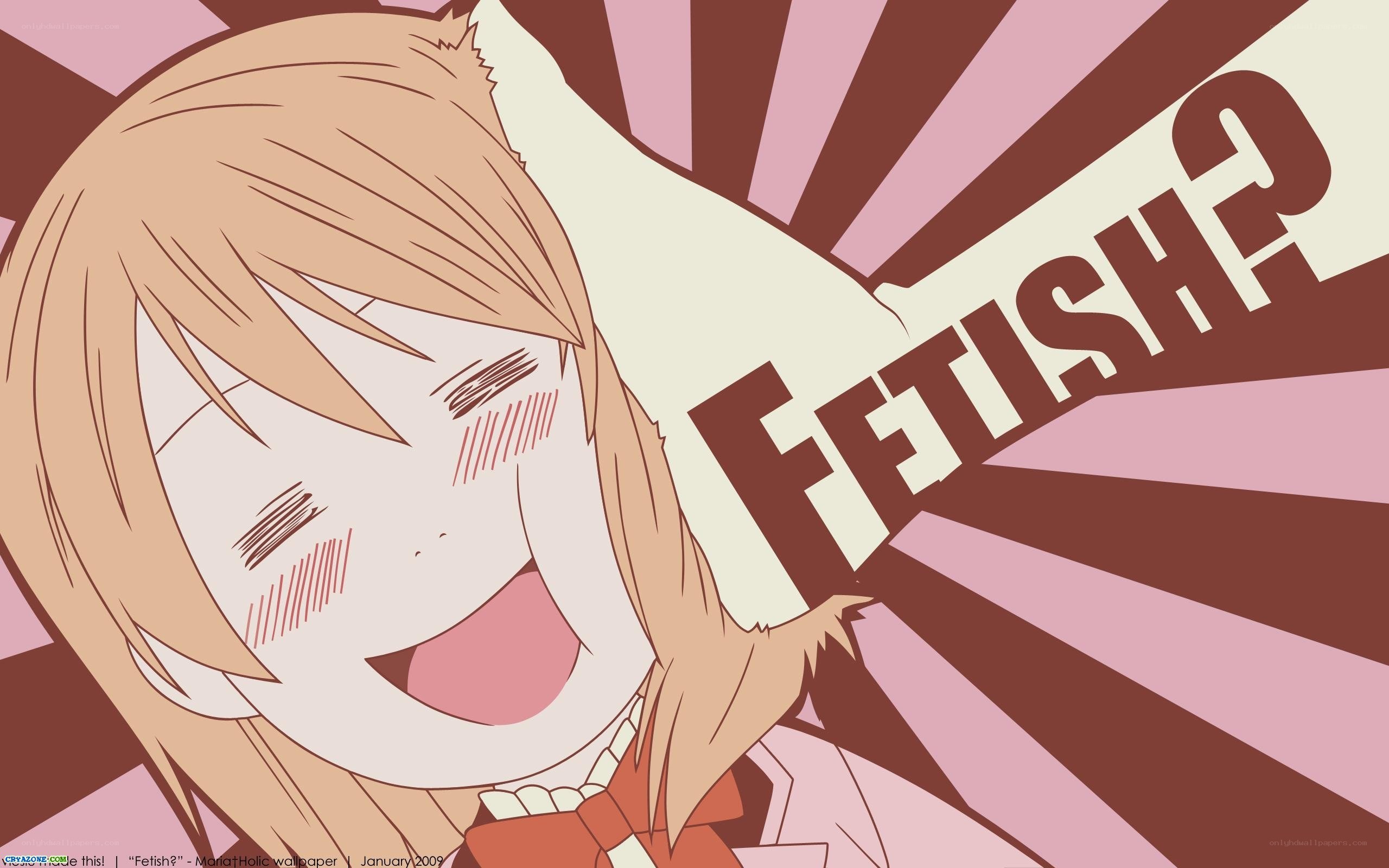 Anime character with 'Fetish?' text