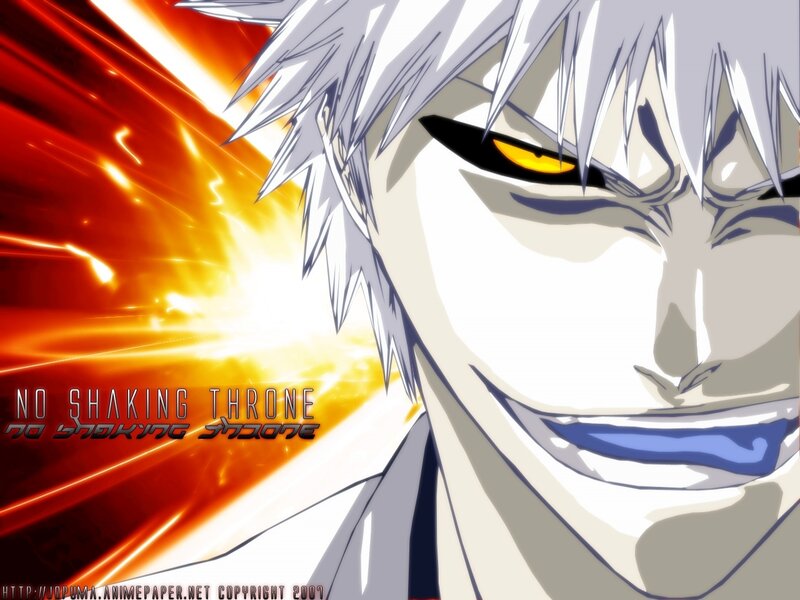 anime character with fiery background