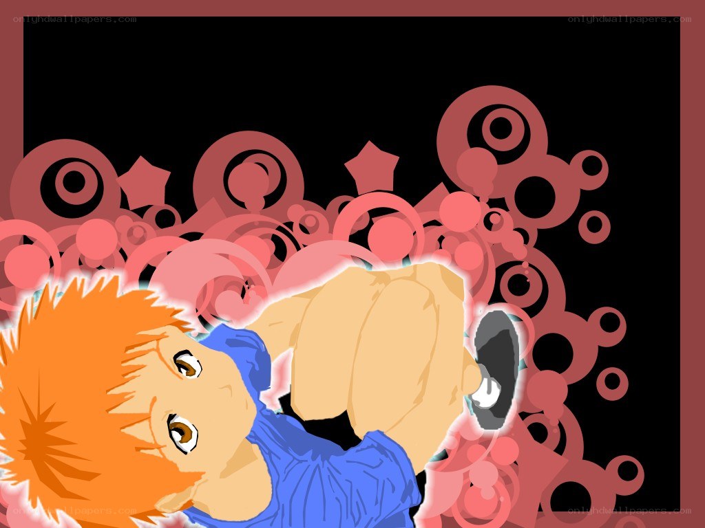 anime character with fist