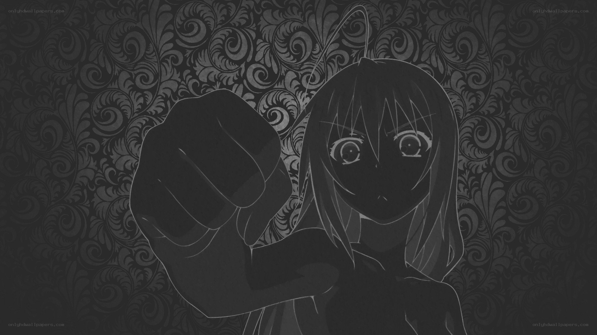 anime character with fist forward