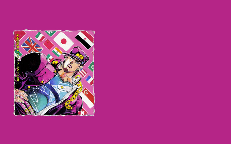 Anime Character with Flags