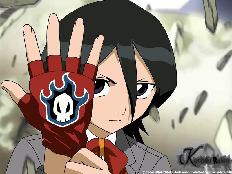 anime character with flame glove