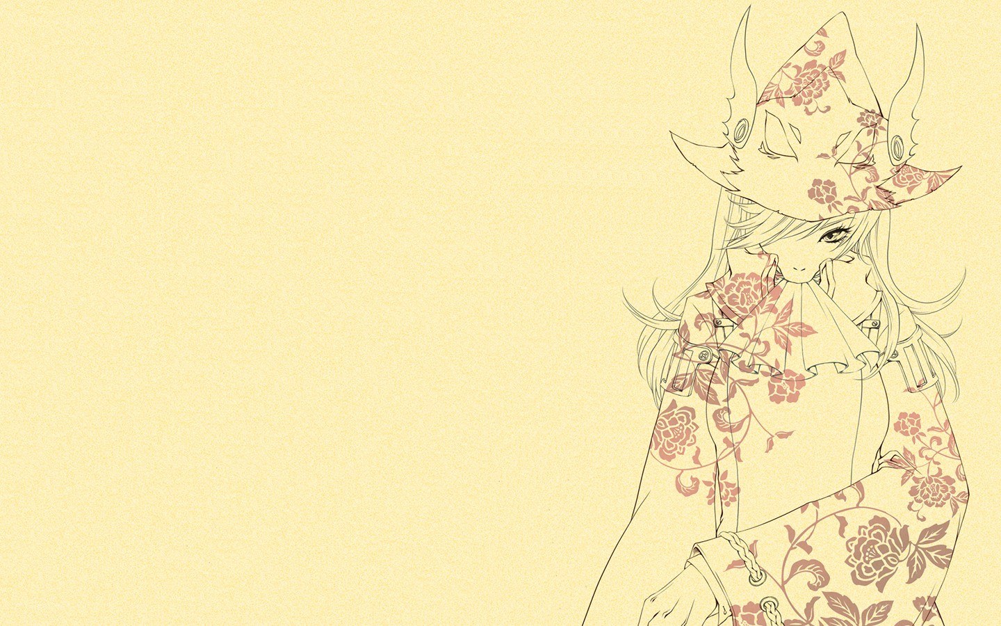 anime character with floral hat