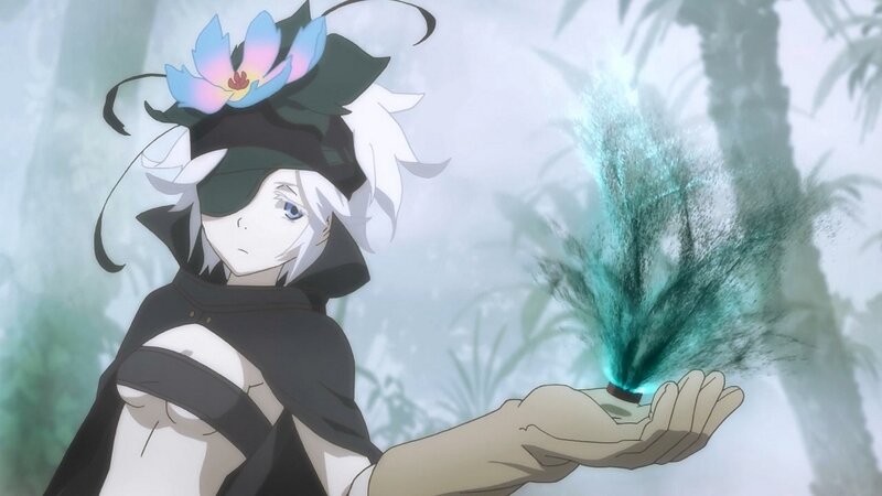 Anime Character with Flower Hat