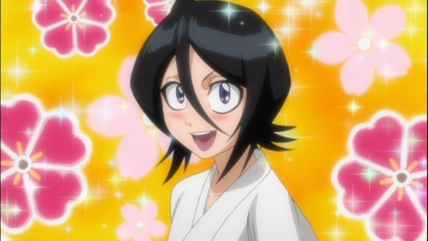 anime character with flowers
