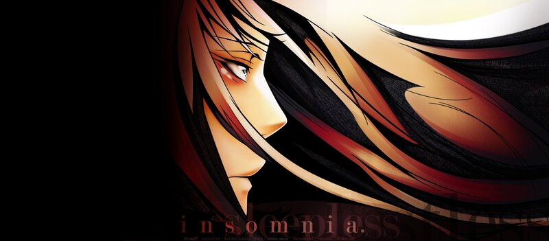 anime character with flowing hair