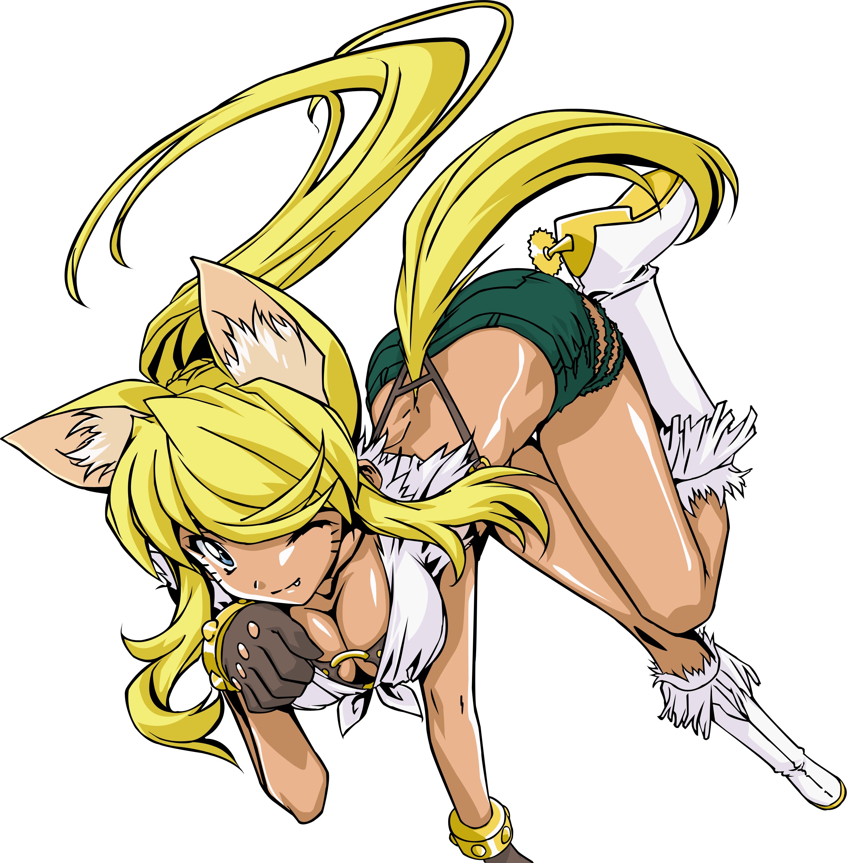 anime character with fox ears