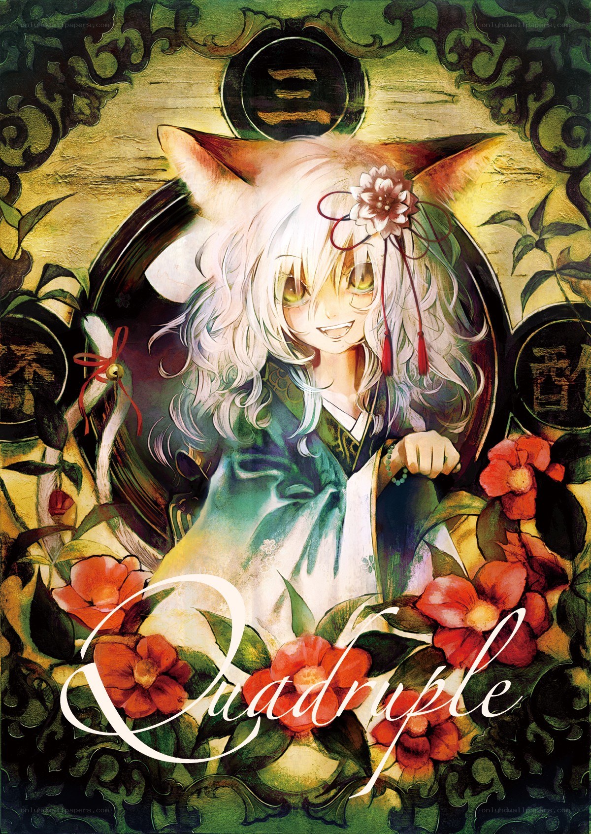 Anime character with fox ears