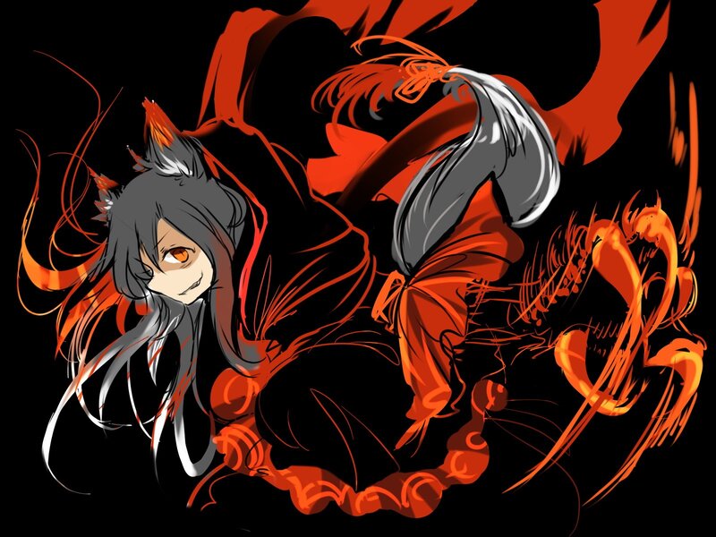 anime character with fox ears