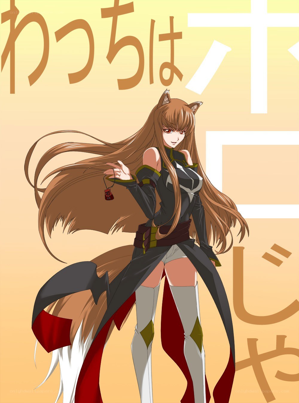 anime character with fox ears