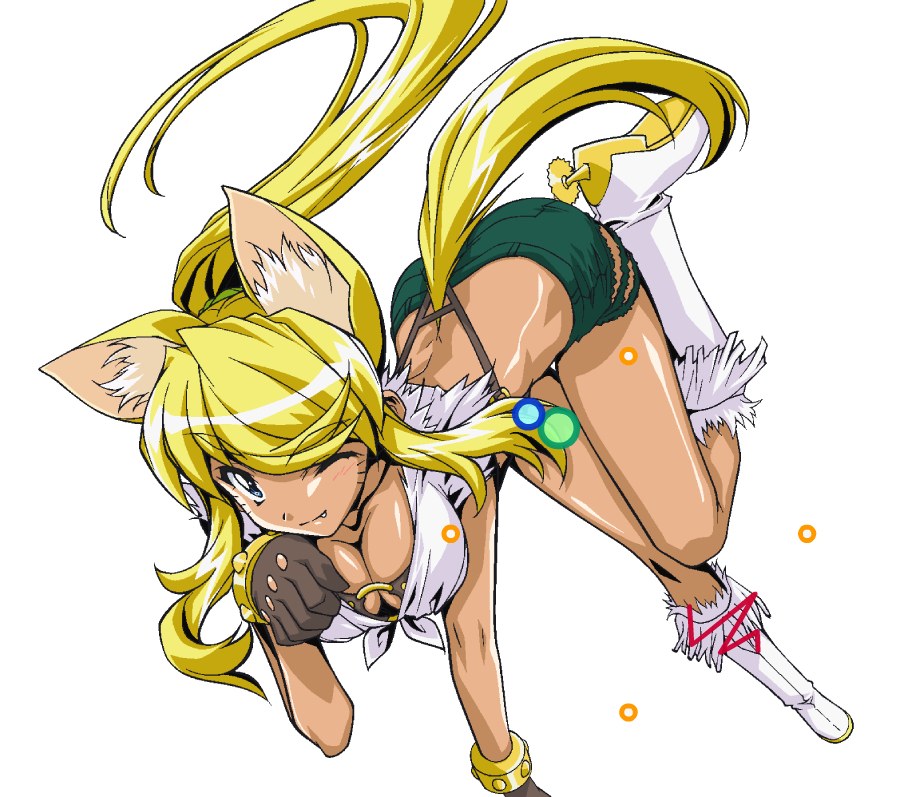 anime character with fox ears