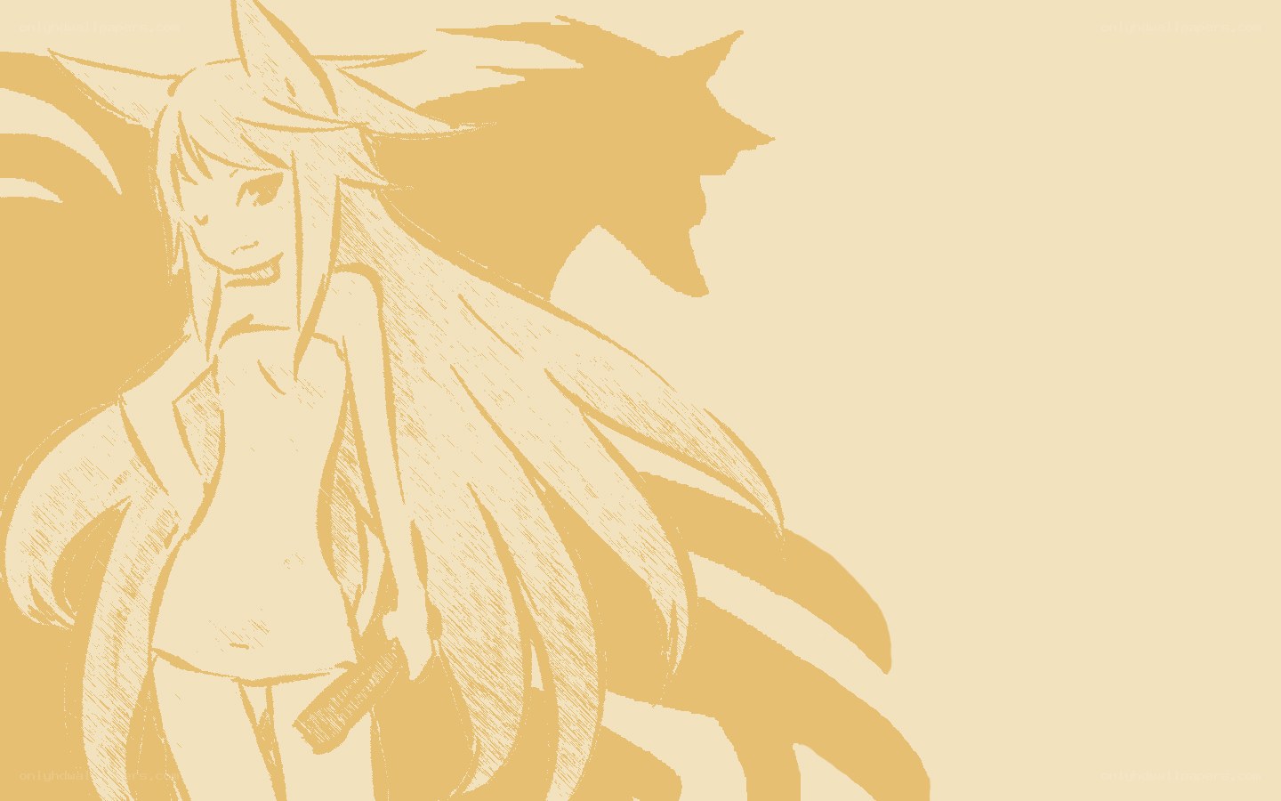 anime character with fox ears