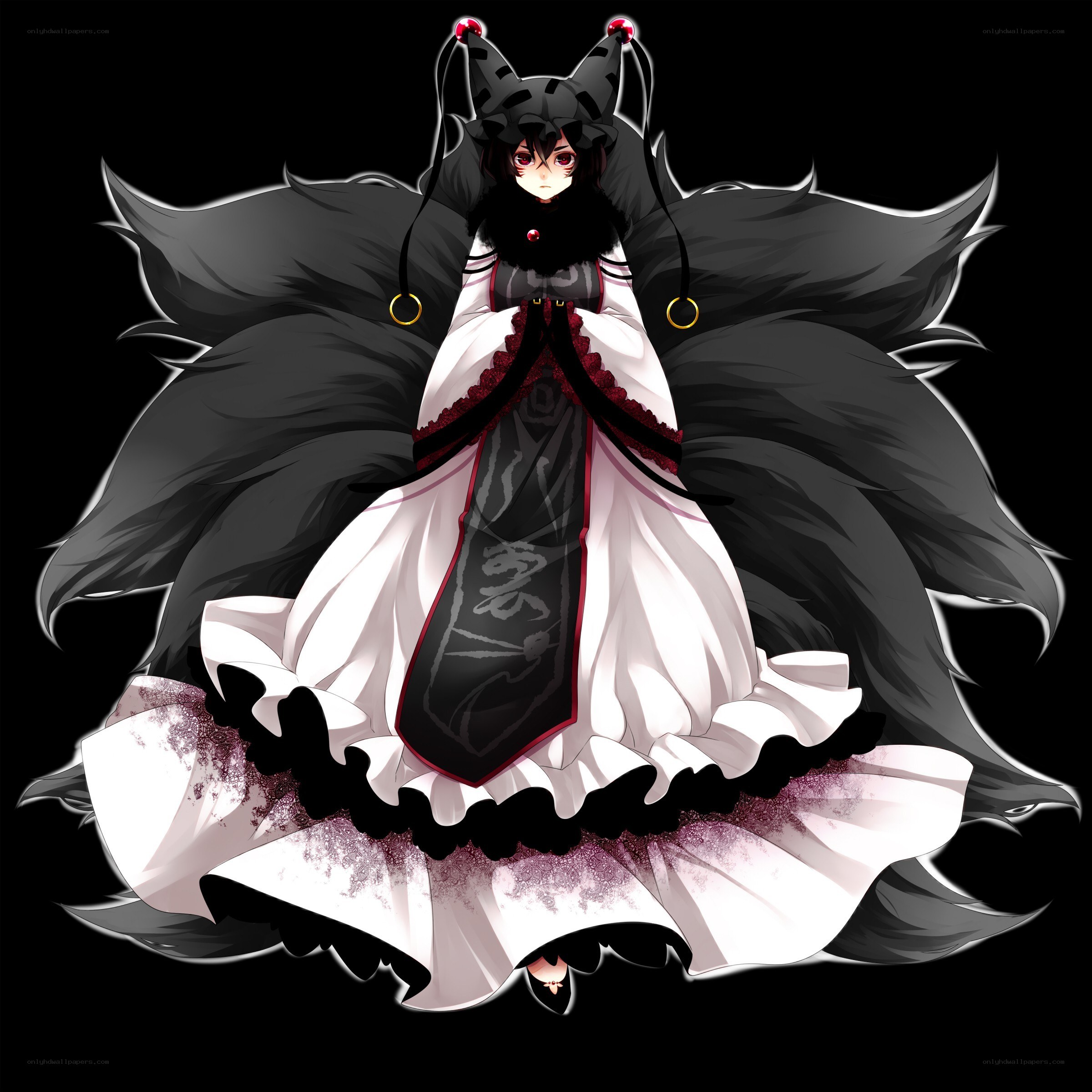 anime character with fox ears