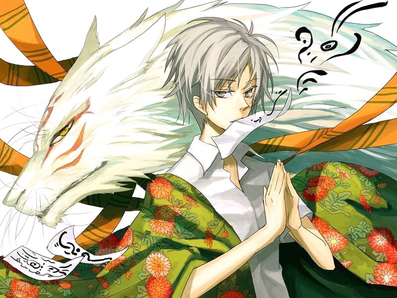 Anime character with fox spirit