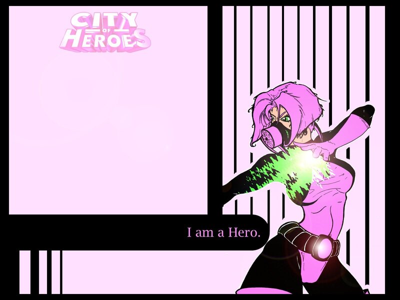 Anime Character with Gas Mask — Pink