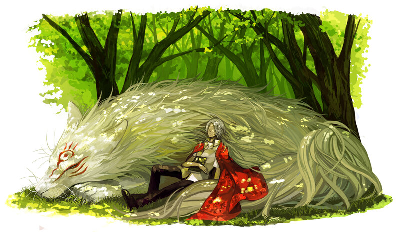 Anime character with giant fox