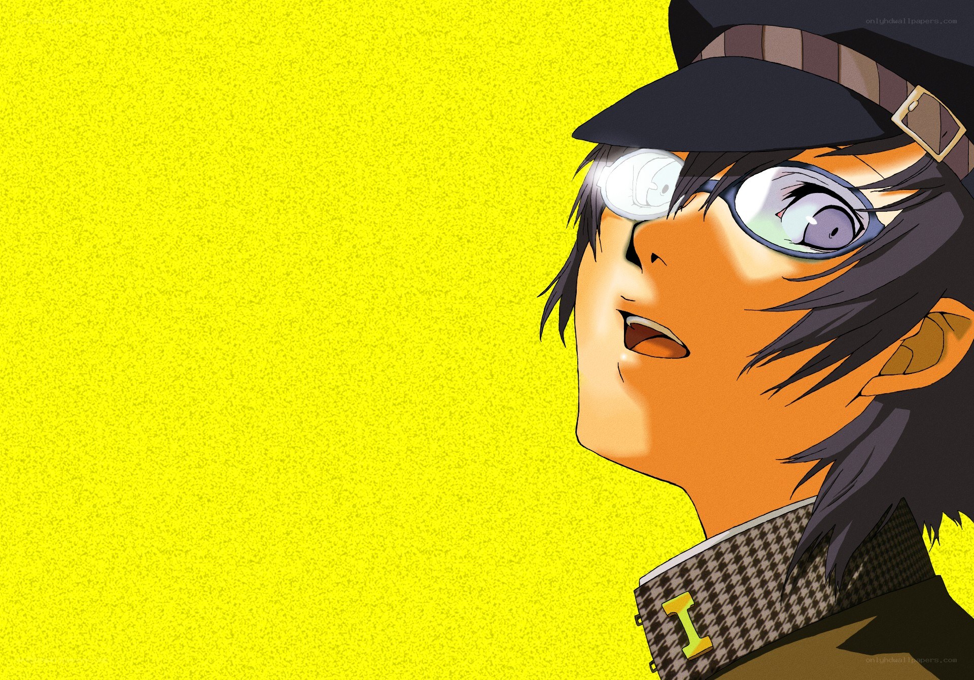 anime character with glasses