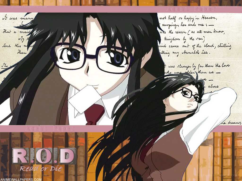 Anime character with glasses