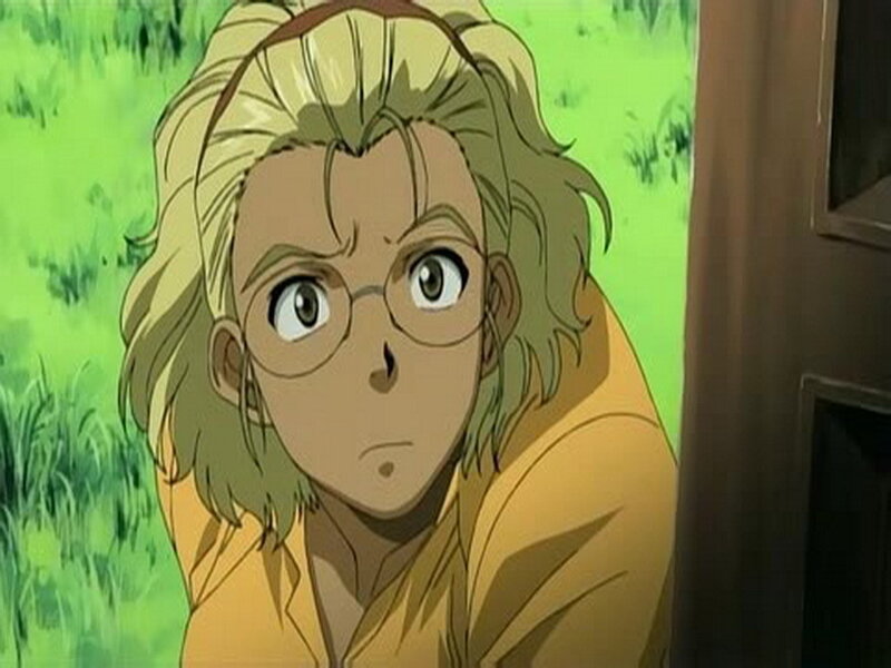 anime character with glasses