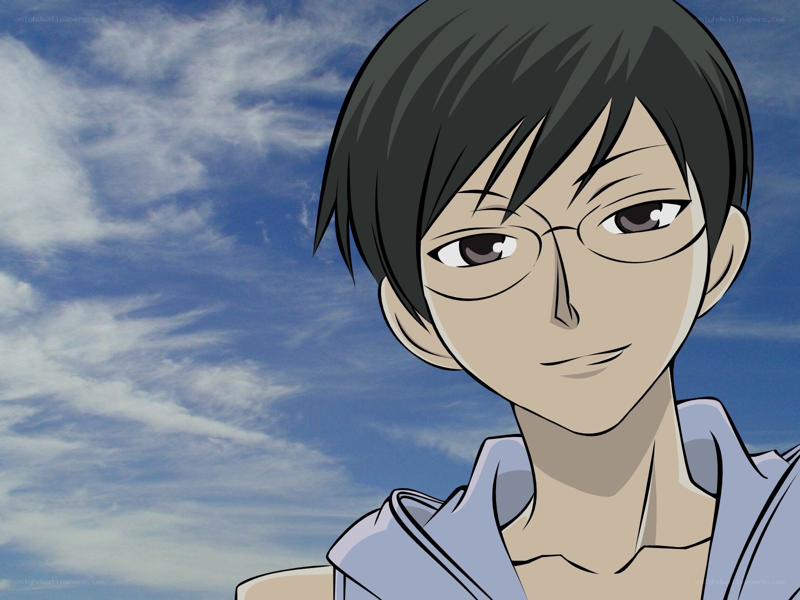 anime character with glasses