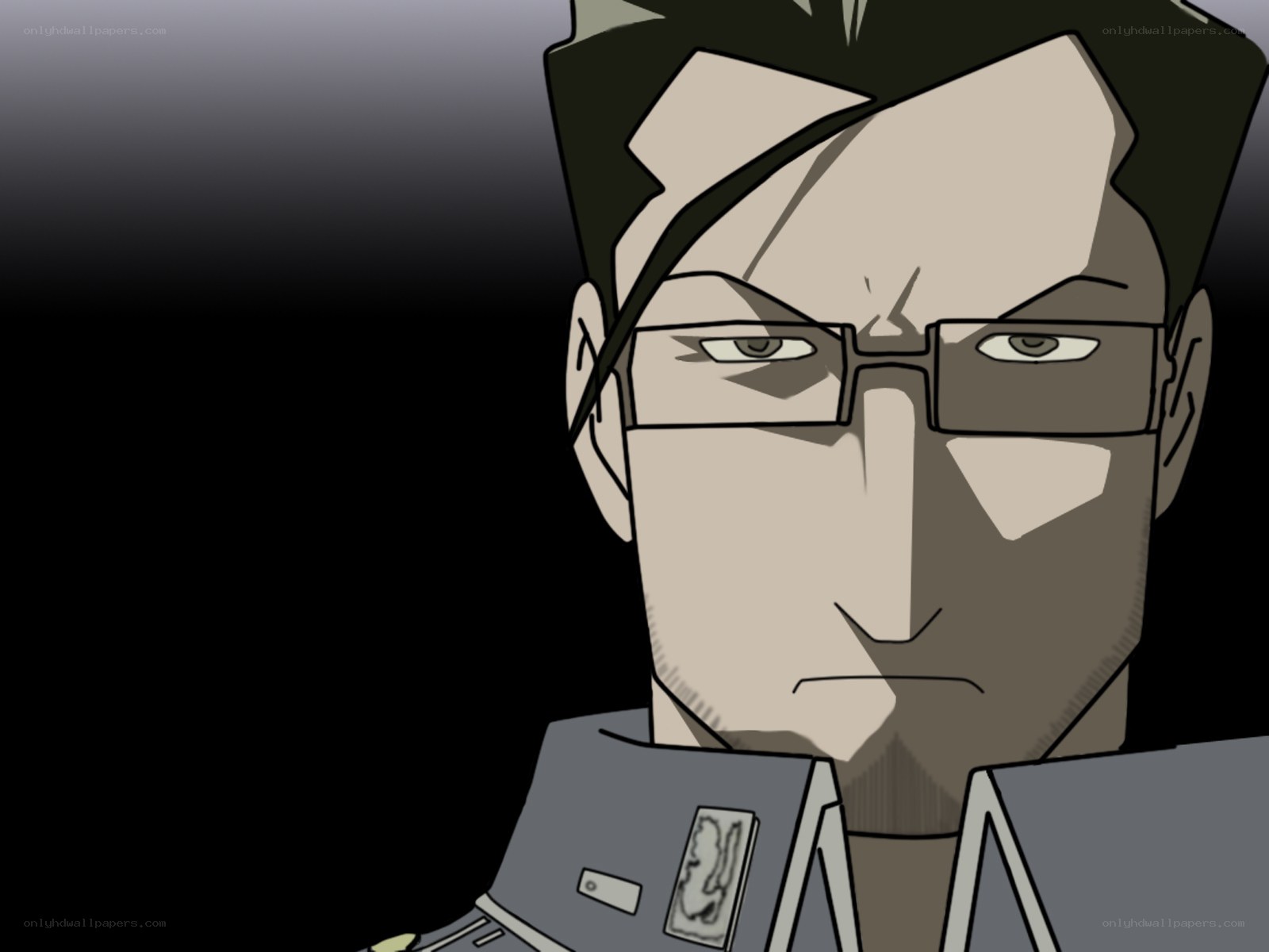 anime character with glasses