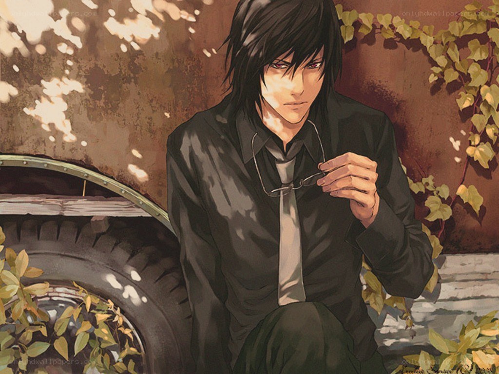 anime character with glasses