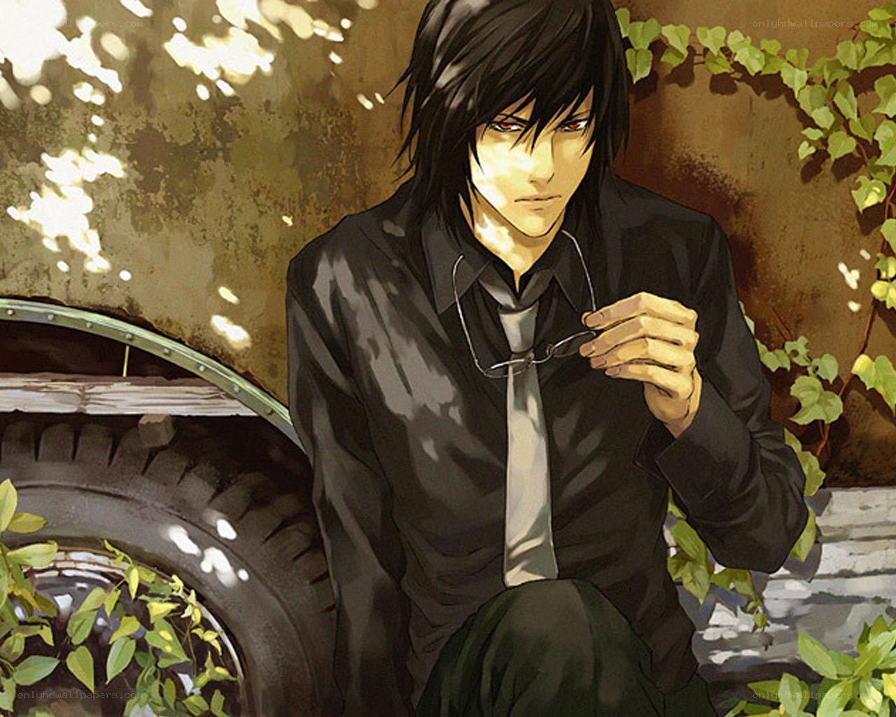 anime character with glasses