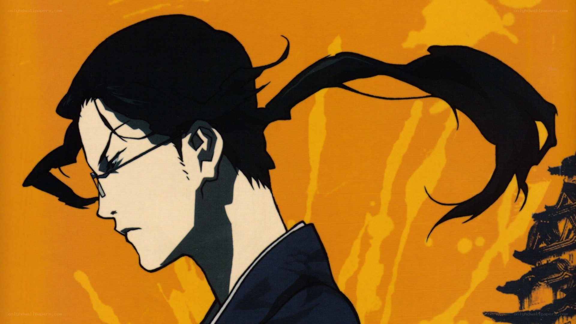 anime character with glasses